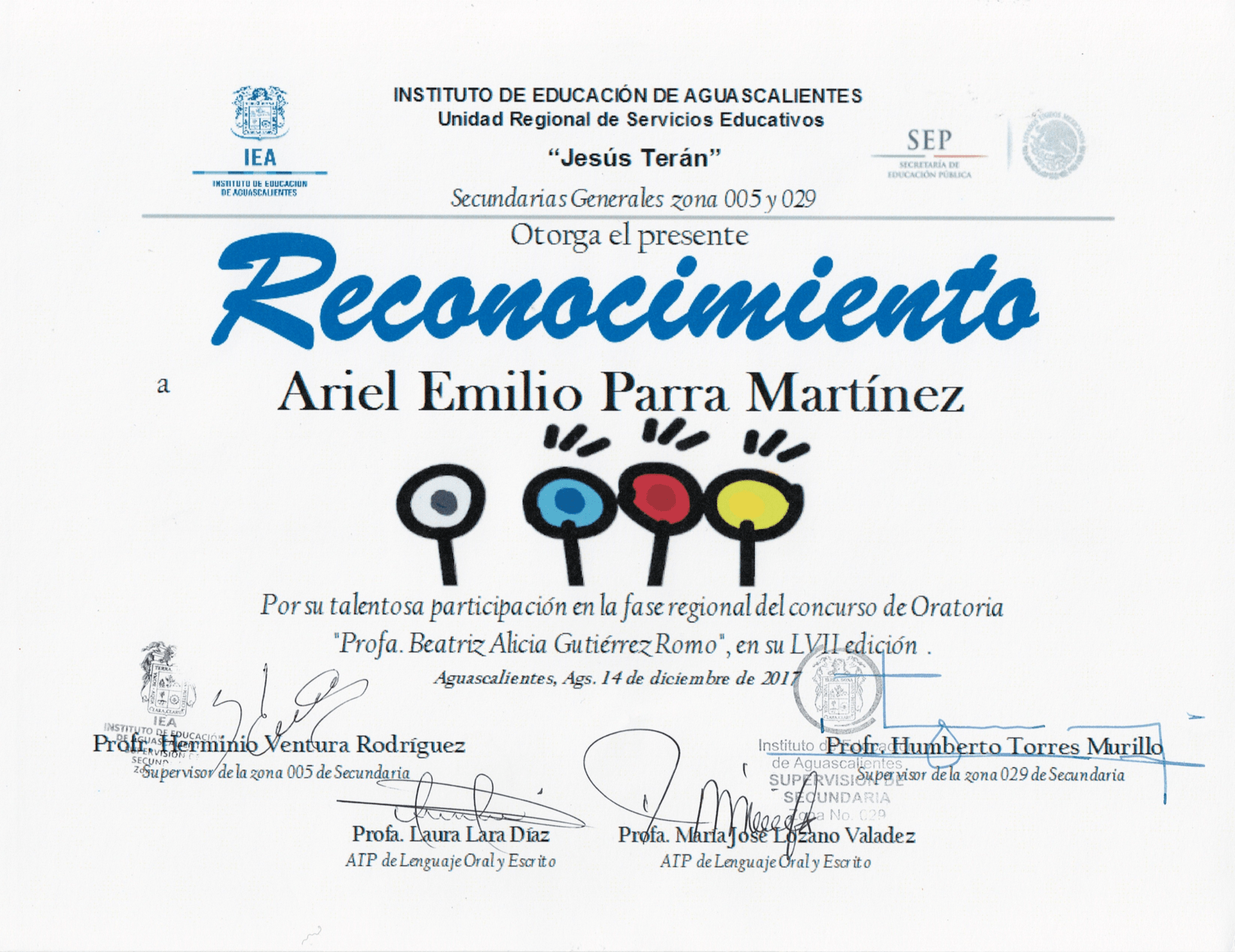 LVII Public Speaking Contest - Regional Phase image