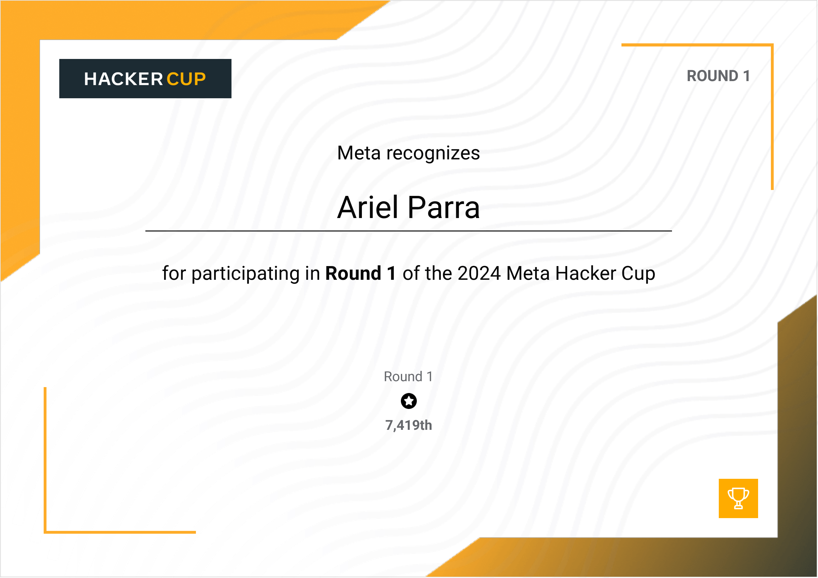 Meta Hacker Cup 2024 - Round 1 image