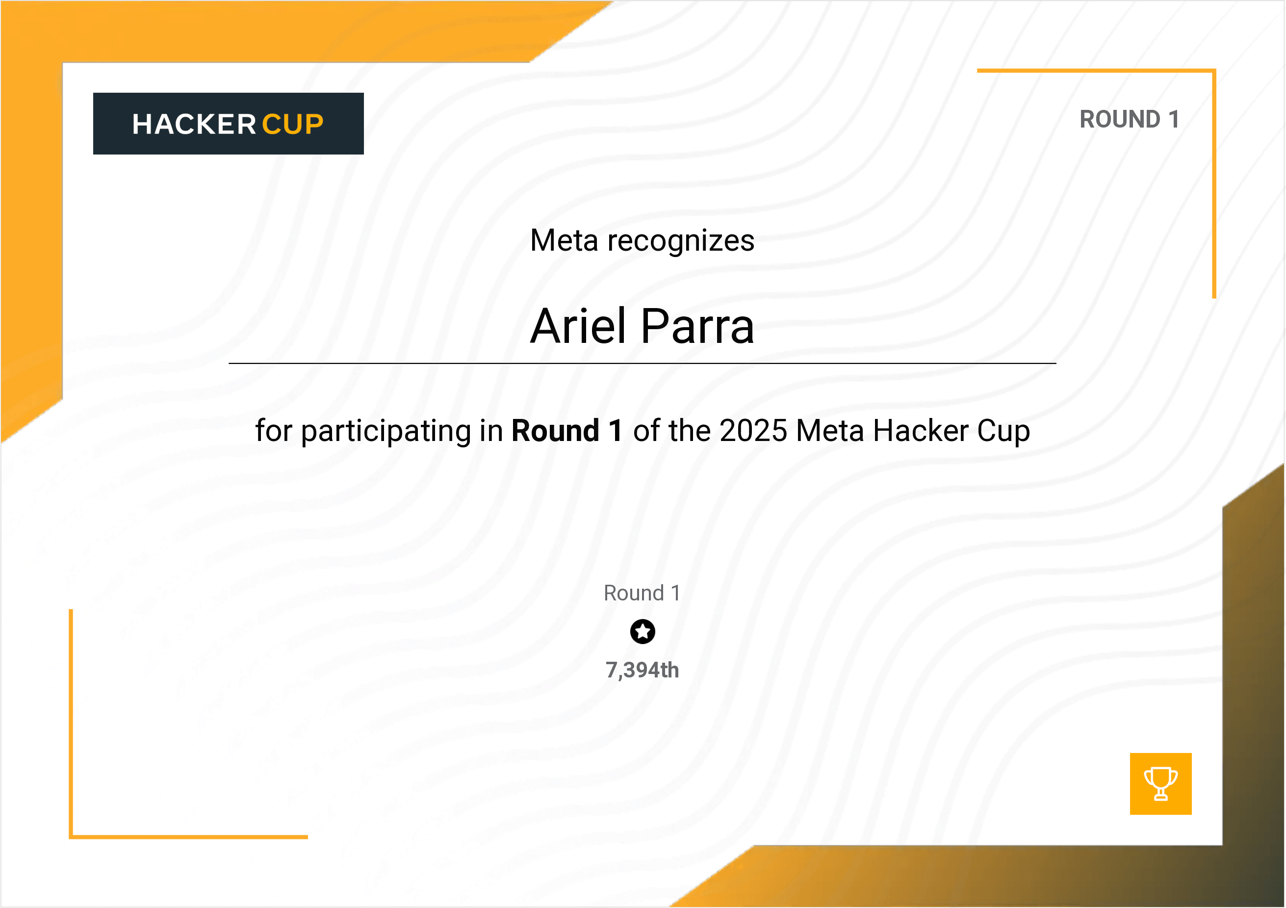 Meta Hacker Cup 2025 image