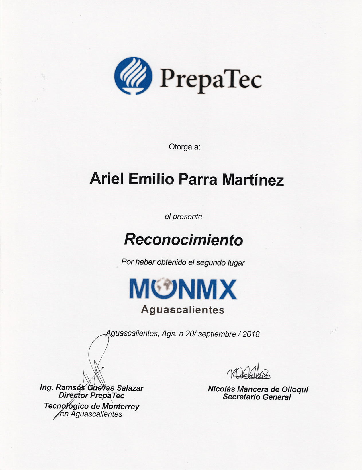 2nd Place - MUNMX Aguascalientes 2018 image